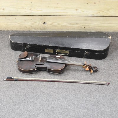 Lot 116 - An early 20th century violin