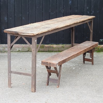 Lot 465 - A rustic table