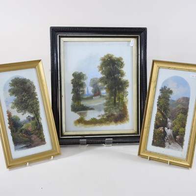 Lot 665 - English school, 19th century landscape