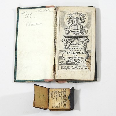 Lot 155 - A 19th century miniature Almanack