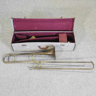 Lot 649 - A Boosey and Hawkes trombone