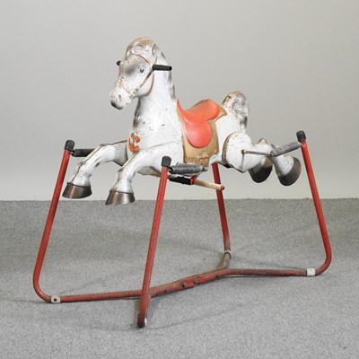 Lot 468 - A vintage Prarie King rocking horse