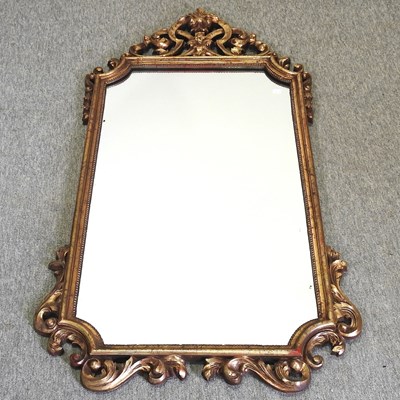 Lot 722 - A George III style gilt framed wall mirror