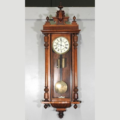 Lot 202 - A 19th century Vienna wall clock