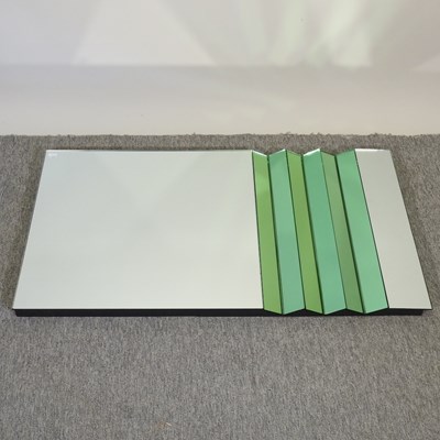 Lot 280 - A modern Italian sectional wall mirror