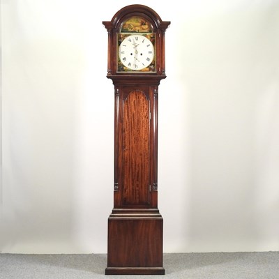 Lot 292 - A mahogany cased longcase clock