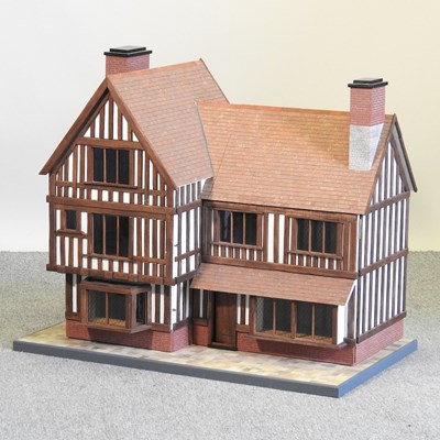 Lot 409 - A modern wooden doll's house