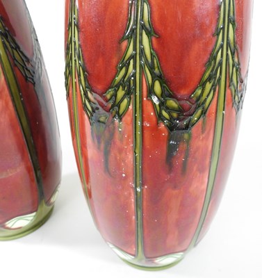 Lot 20 - A pair of early 20th century Minton vases