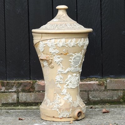 Lot 458 - A 19th century stoneware water filter