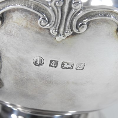 Lot 1 - A mid 20th century silver pedestal bowl