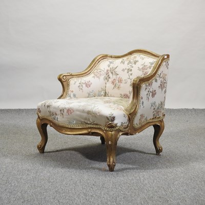 Lot 334 - An early 20th century French style child's fauteuil