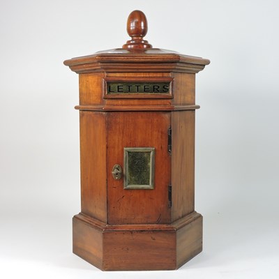 Lot 798 - A wooden country house postbox