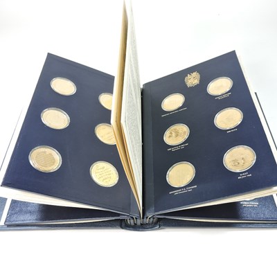 Lot 207 - An album of Churchill centenary medals