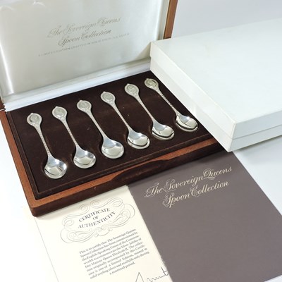 Lot 204 - The Sovereign Queens spoon collection limited edition set