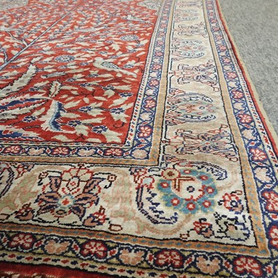 Lot 74 - A Persian silk prayer rug