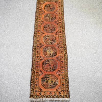 Lot 615 - A Turkish woollen runner