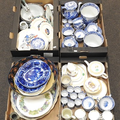 Lot 673 - A collection of Copeland Spode blue and white Italian pattern