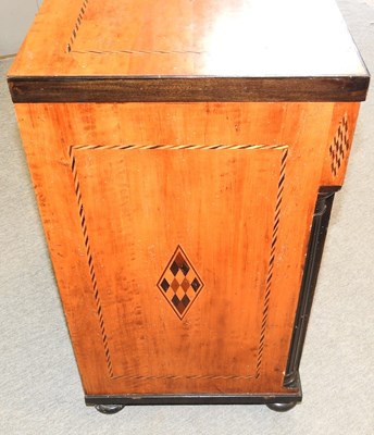 Lot 26 - A 19th century continental fruitwood and marquetry inlaid chest