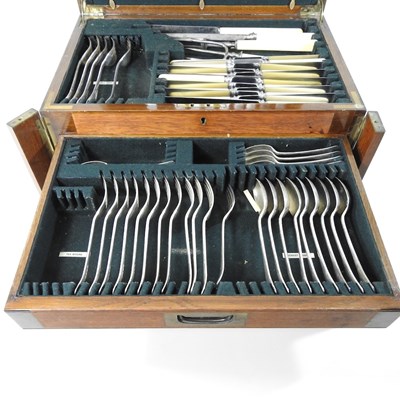 Lot 90 - An early 20th century canteen of cutlery