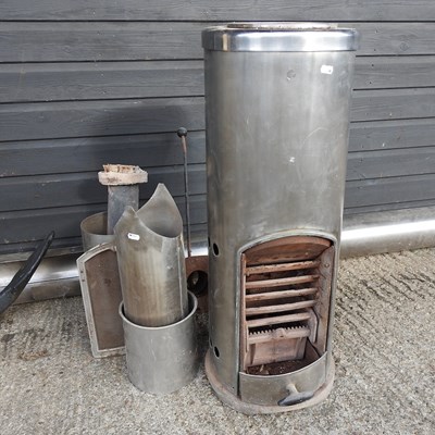 Lot 434 - A steel stove