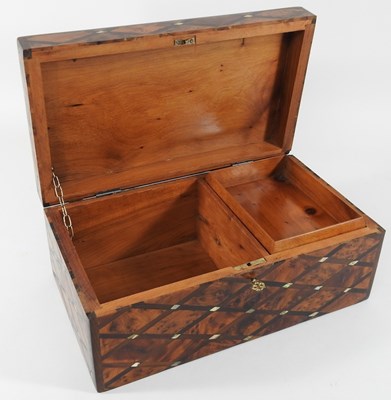 Lot 176 - A hand made parquetry box