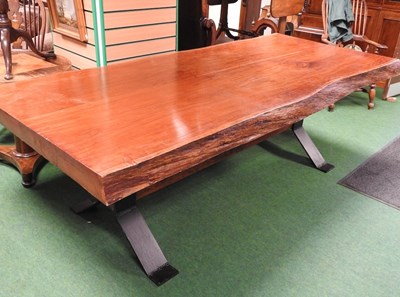 Lot 361 - A rare African camelthorn dining table