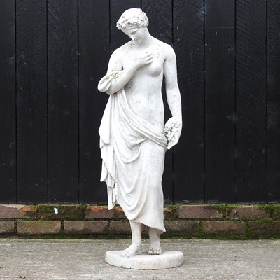 Lot 153 - A composition garden statue