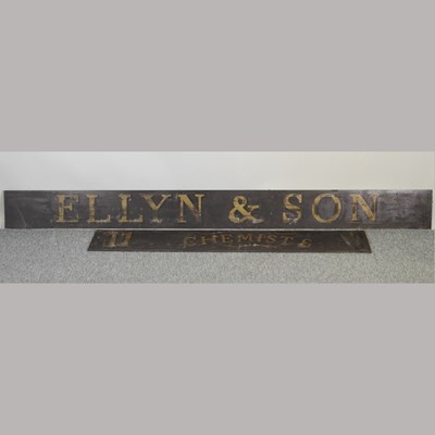 Lot 432 - An antique style shop sign