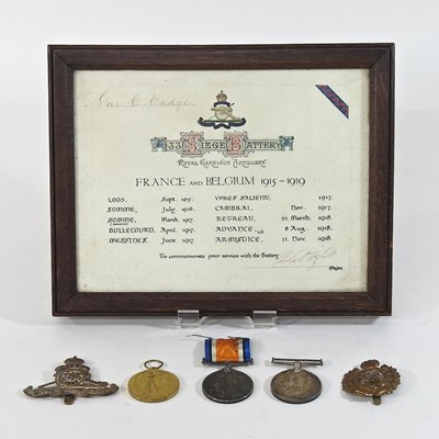 Lot 64 - A group of World War I medals