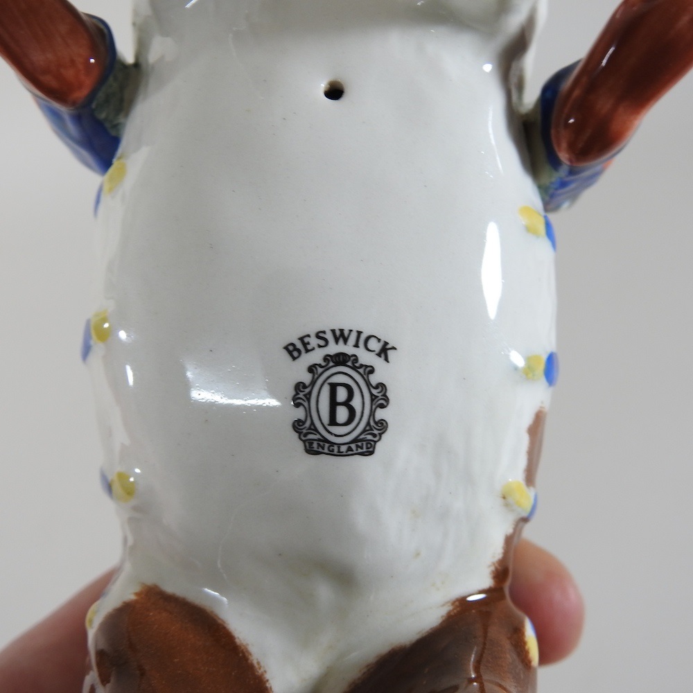 Lot 360 A Beswick pottery figure of a mounted native