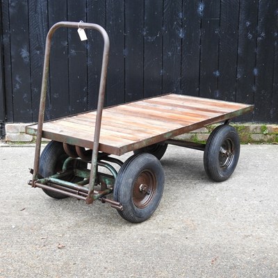 Lot 303 - A stable yard hand cart