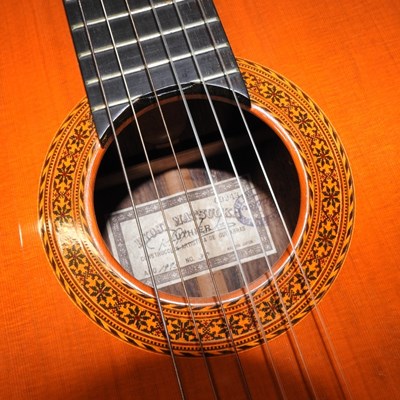 Lot 477 - A Ryoji Matsouka Luther Hagoya hand made concert acoustic guitar