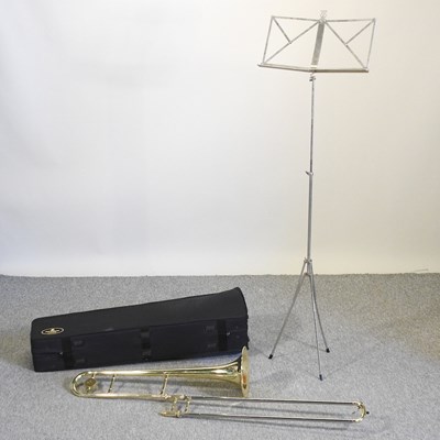 Lot 273 - A Besson brass trombone