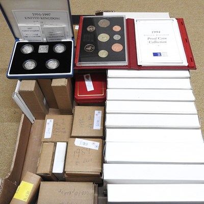 Lot 7 - A collection proof coin sets