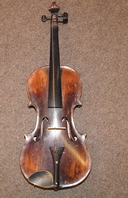 Lot 156 - An antique violin