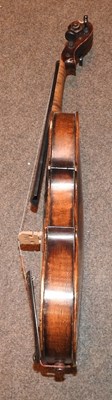 Lot 156 - An antique violin