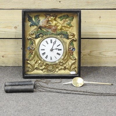 Lot 196 - A 19th century Danish wall clock