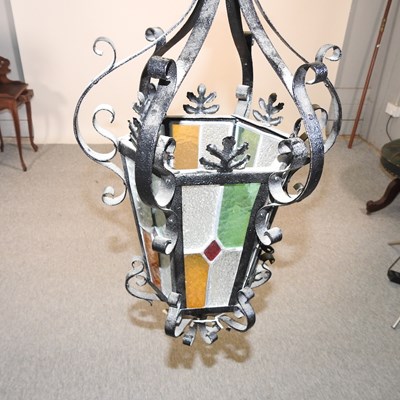 Lot 230 - An iron lantern