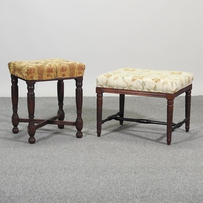 Lot 534 - A Regency style mahogany stool