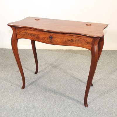 Lot 636 - A 19th century continental side table