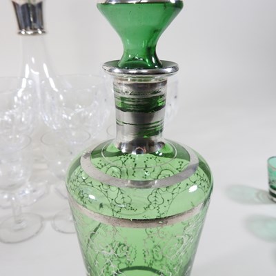 Lot 76 - A modern glass decanter