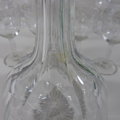 Lot 76 - A modern glass decanter