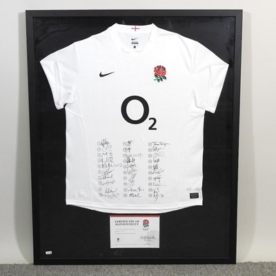 Lot 363 - An England Rugby team jersey