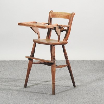 Lot 557 - A Victorian child's high chair