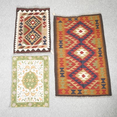 Lot 115 - Two kelim rugs