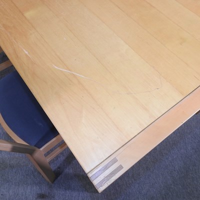 Lot 380 - A modern dining table