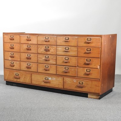 Lot 440 - A mid 20th century haberdashery counter