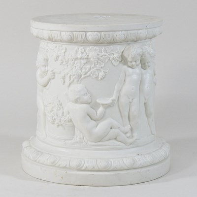 Lot 172 - A rare 19th century Copeland parian pedestal