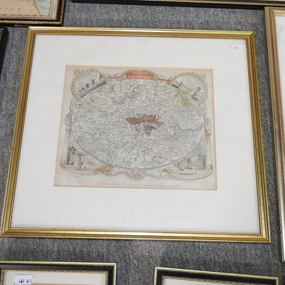 Lot 142 - Robert Morden, map of Lancaster