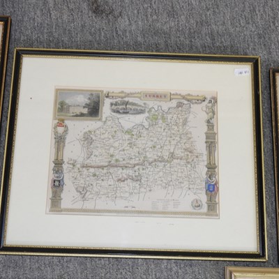 Lot 142 - Robert Morden, map of Lancaster